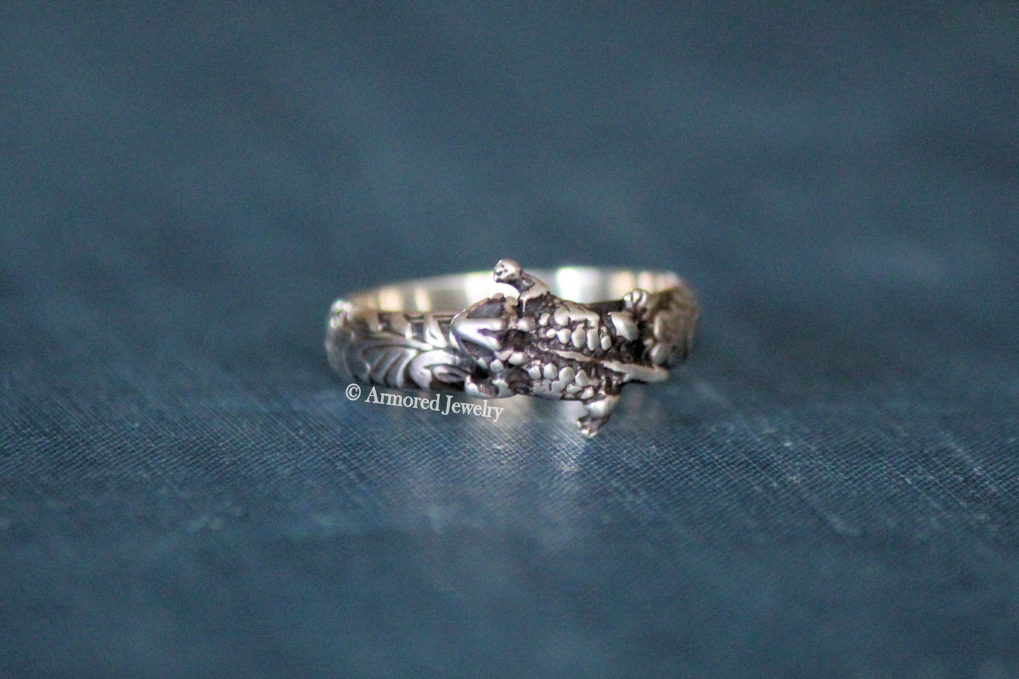 Sterling Silver Horned Toad Ring