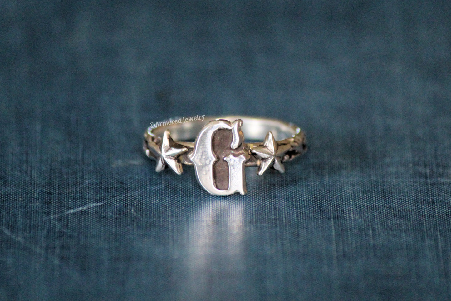 Vintage Western Initial Ring