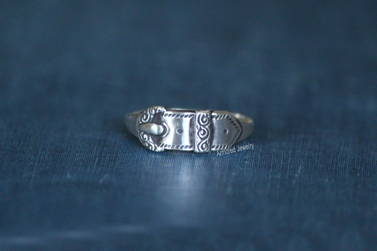 Sterling silver Belt ring