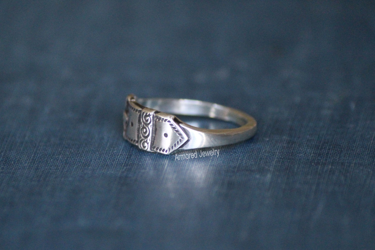 Sterling silver Belt ring