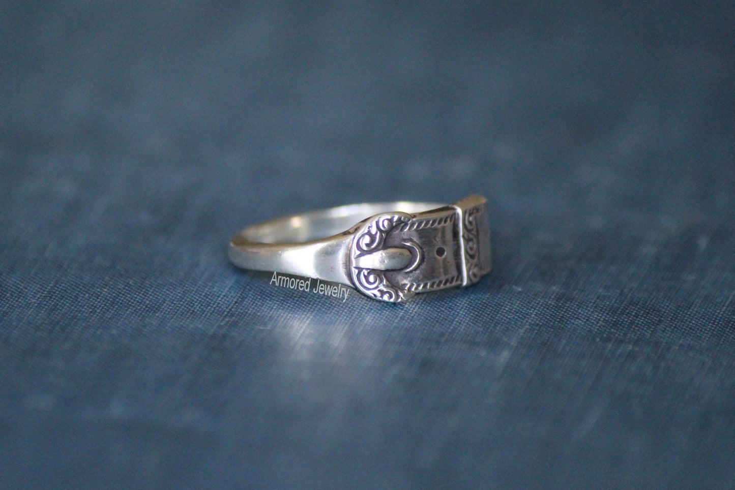 Sterling silver Belt ring