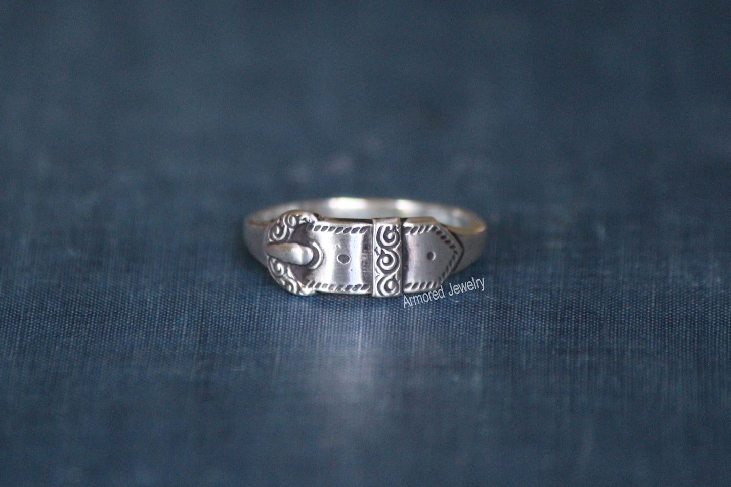 Sterling silver Belt ring