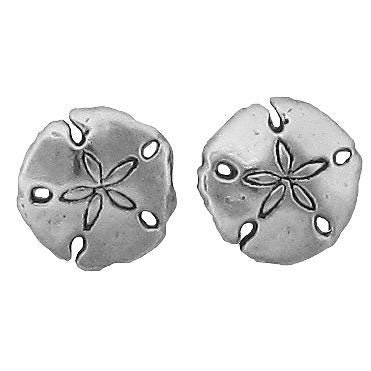 Sterling Silver Sand Dollar Post Earrings