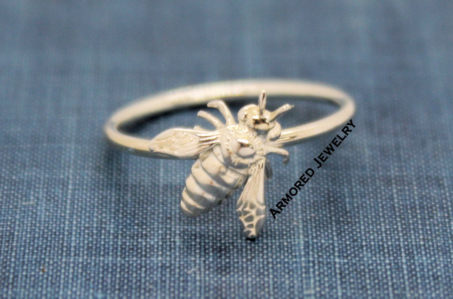 Sterling Silver Honey Bee Ring