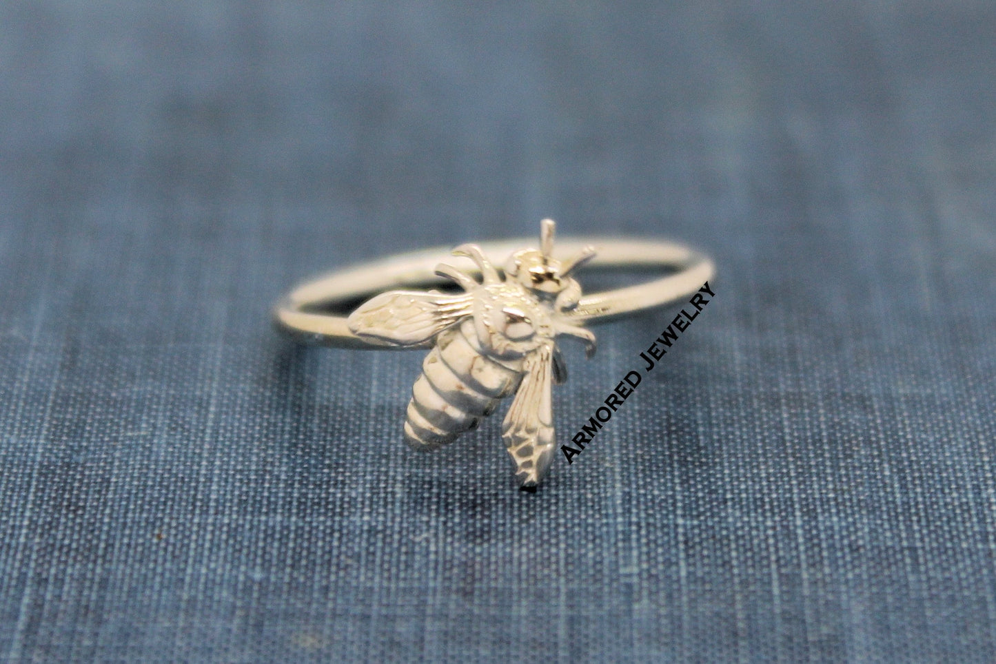 Sterling Silver Honey Bee Ring