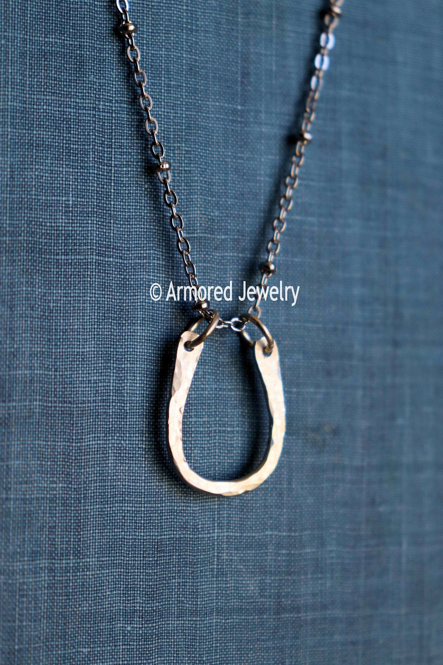 Sterling Silver Horseshoe Necklace