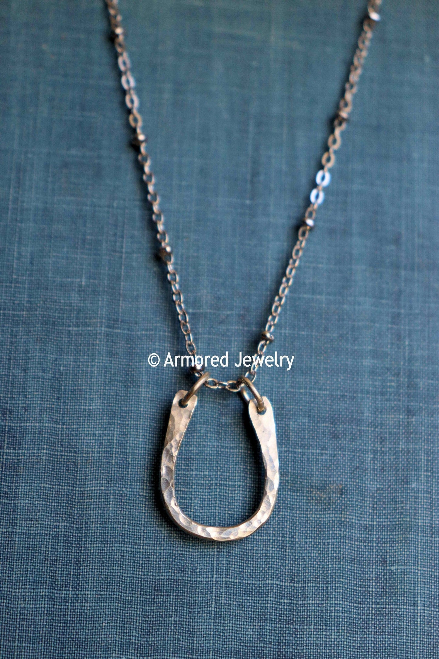 Sterling Silver Horseshoe Necklace