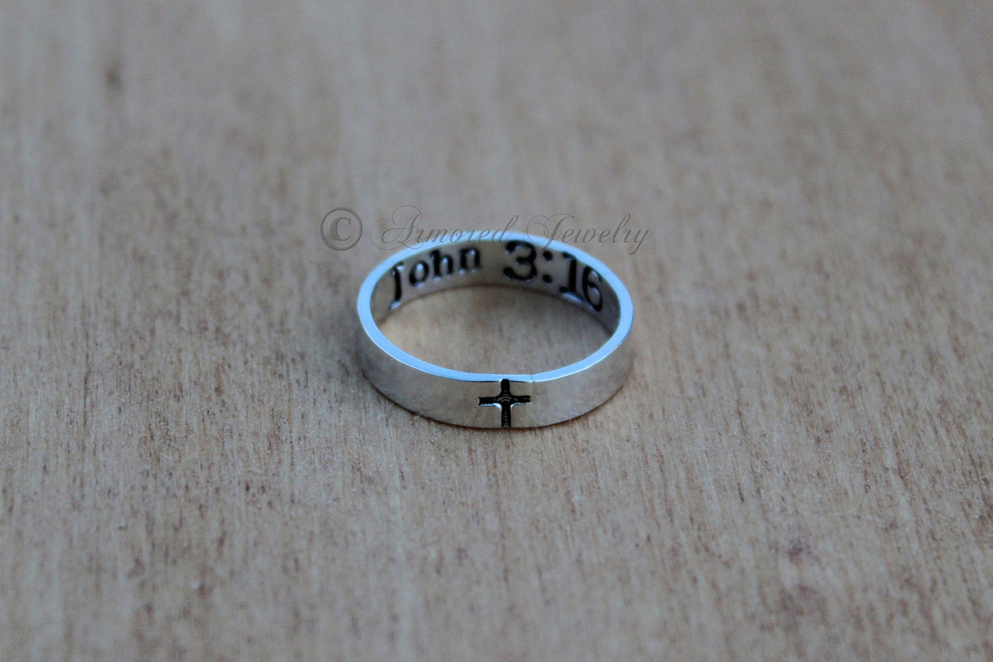 Sterling Silver John 316 3 16 3:16 Ring